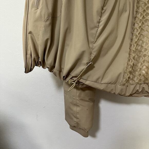 Lululemon Slush Hour Hooded Down Jacket Size 4 Trench Beige Cropped Waterproof - Picture 12 of 14
